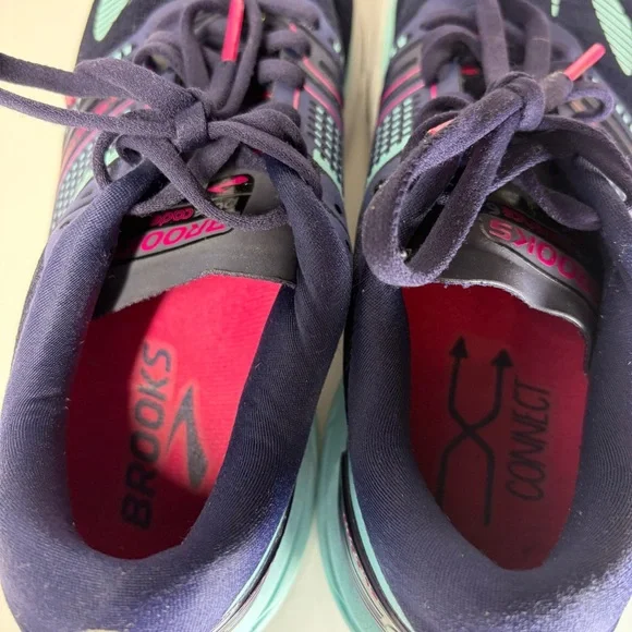 Brooks Womens Pure Cadence 6 1202361B435 Blue Running Shoes Sneakers Size 8 B - Picture 7 of 10